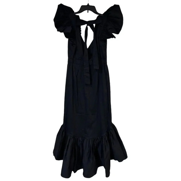NWT Making The Cut Black Mermaid Dress XS Romantic Ruffle Flounce Runway Fashion - Picture 5 of 15